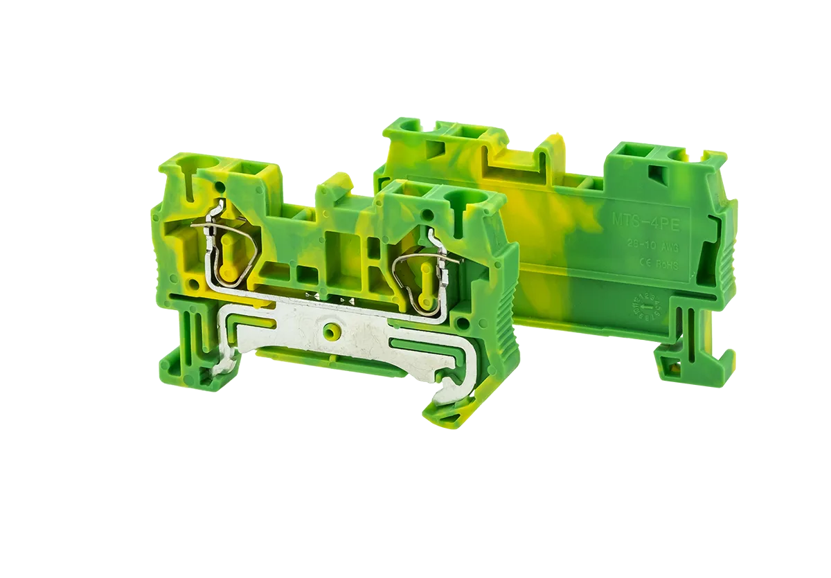 Клемма пружинная "Земля", 4 мм²