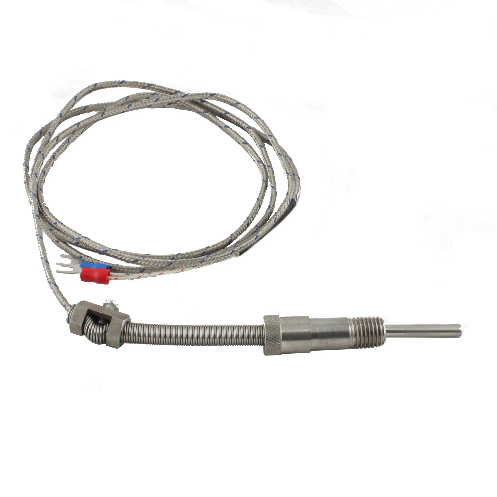 INNOCONT Датчик температуры с кабелем, исполнение S, спай CA, рабочая часть: диаметр 4,8мм длина 30мм, втулка М12x1,5, длина кабеля 3м TS-W-S-CA-4,8-30-3