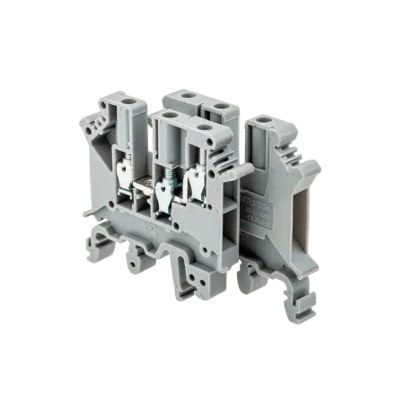 Клемма винтовая трехпроводная, 4 мм²