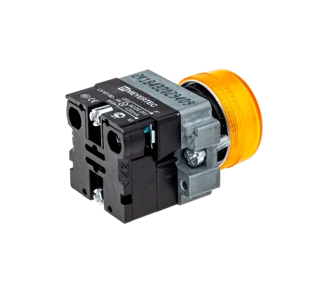 Сигнальная лампа желтый, 24V AC/DC