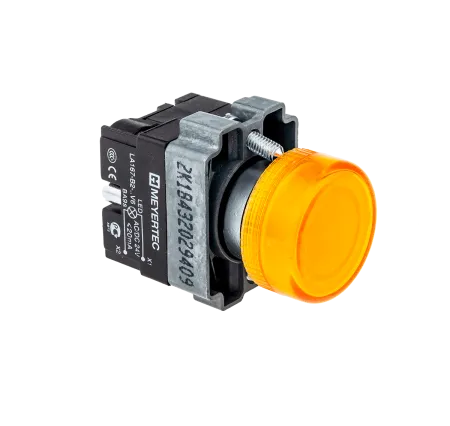 Сигнальная лампа желтый, 24V AC/DC