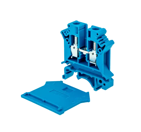 Заглушка для одноуровневых винтовых клемм, синяя (уп. 20 шт.)