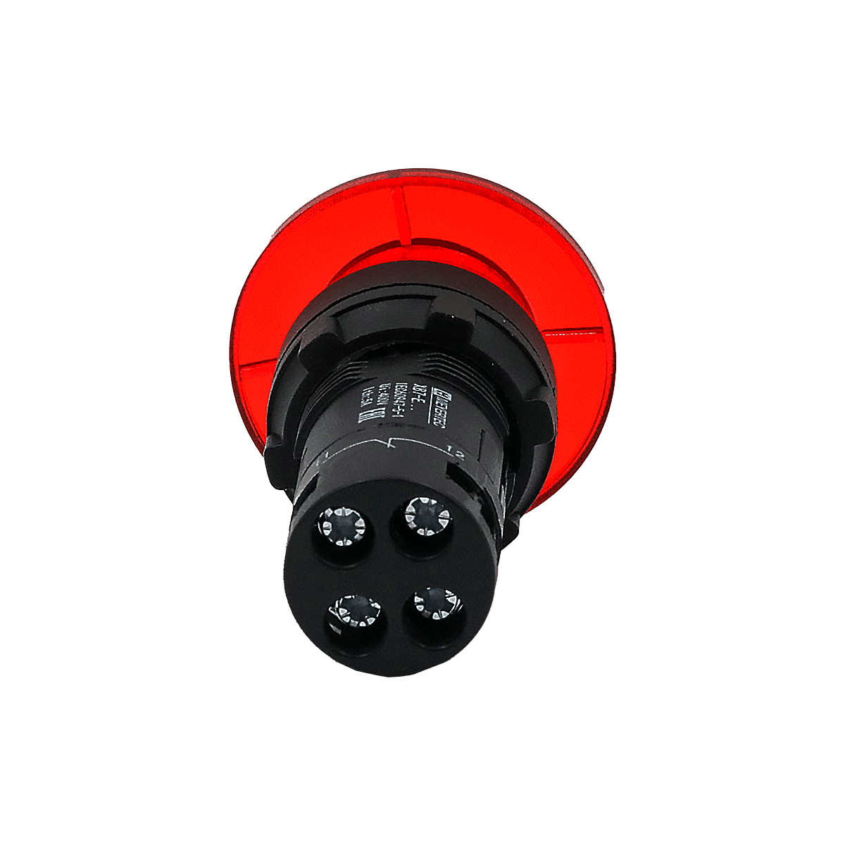 Кнопка грибовидная красная с подсветкой, Ø40 мм, 1NC, 220V AC, IP54, пластик