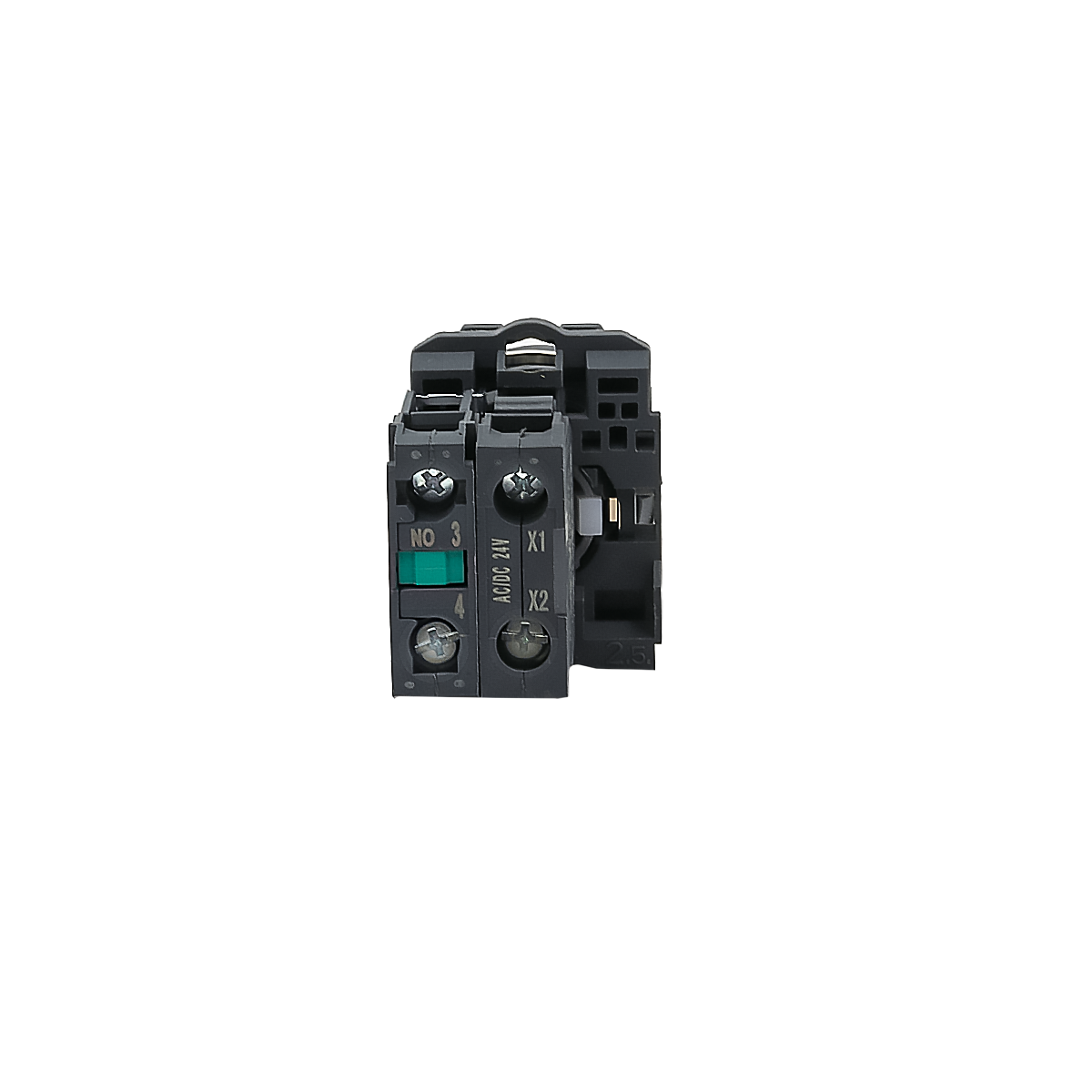 Переключатель  на 3 положения с фиксацией и подсветкой,  желтый, 1NO, 24V AC/DC, IP65, пластик