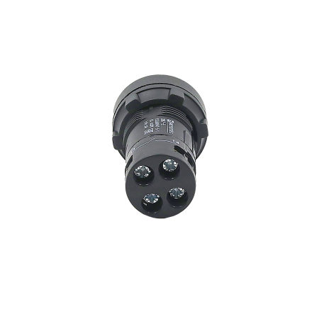 Кнопка белая выступающая с подсветкой, 1NO, 220V AC, IP54, пластик